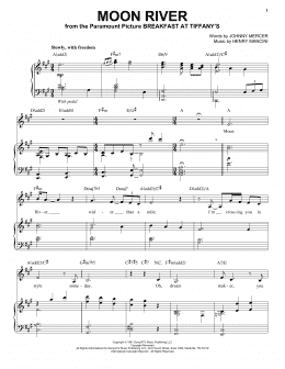 page one of Moon River (Piano & Vocal)