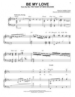 page one of Be My Love (Piano & Vocal)