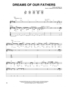 page one of Dreams Of Our Fathers (Guitar Tab)