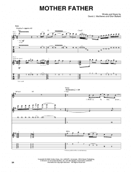 page one of Mother Father (Guitar Tab)