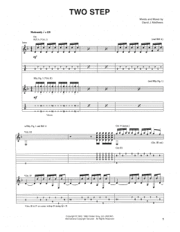 page one of Two Step (Guitar Tab)