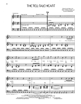 page one of The Tell-Tale Heart (Piano & Vocal)