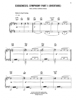 page one of Exogenesis: Symphony Part I (Overture) (Guitar Tab)