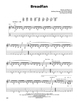 page one of Breadfan (Guitar Tab)