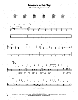 page one of Armenia City In The Sky (Guitar Tab)