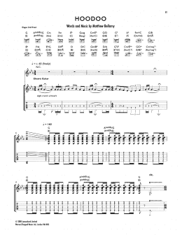 page one of Hoodoo (Guitar Tab)