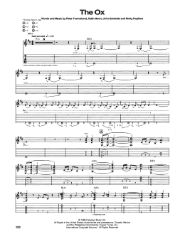 page one of The Ox (Guitar Tab)
