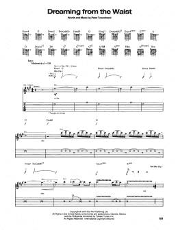 page one of Dreaming From the Waist (Guitar Tab)