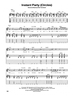 page one of Instant Party (Circles) (Guitar Tab)