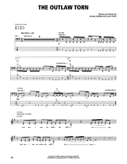 page one of The Outlaw Torn (Bass Guitar Tab)