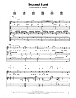 page one of Sea And Sand (Guitar Tab)