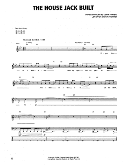page one of The House Jack Built (Bass Guitar Tab)