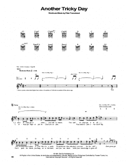 page one of Another Tricky Day (Guitar Tab)