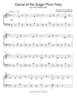 page one of Dance Of The Sugar Plum Fairy (from The Nutcracker) (arr. Phillip Keveren) (Educational Piano)