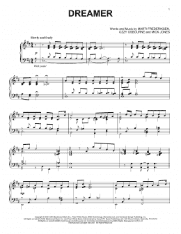 page one of Dreamer [Jazz version] (Piano Solo)