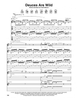 page one of Deuces Are Wild (Guitar Tab)