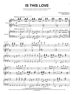 page one of Is This Love (Piano Duet)