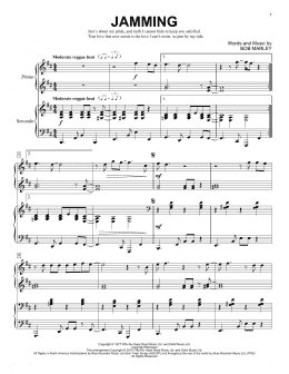 page one of Jamming (Piano Duet)