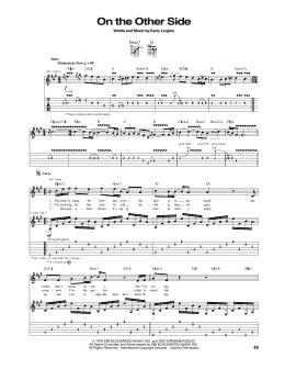 page one of On The Other Side (Guitar Tab)