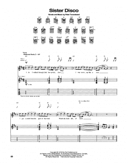 page one of Sister Disco (Guitar Tab)