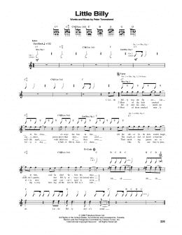 page one of Little Billy (Guitar Tab)