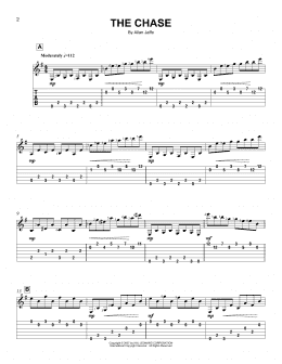 page one of The Chase (Easy Guitar Tab)