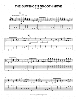 page one of The Gumshoe's Smooth Move (Easy Guitar Tab)