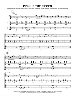 page one of Pick Up The Pieces (Guitar Ensemble)