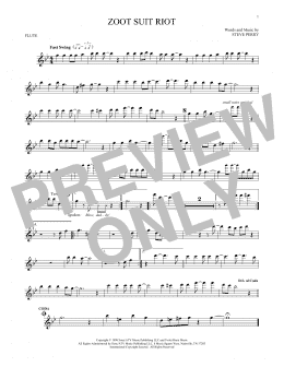 page one of Zoot Suit Riot (Flute Solo)
