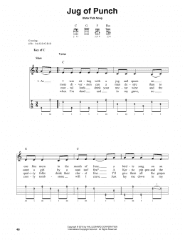 page one of Jug Of Punch (Banjo Tab)