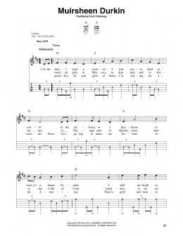page one of Muirsheen Durkin (Banjo Tab)