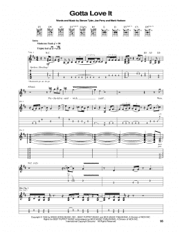 page one of Gotta Love It (Guitar Tab)