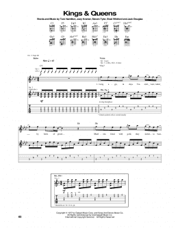page one of Kings & Queens (Guitar Tab)