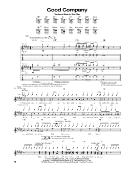 page one of Good Company (Guitar Tab)