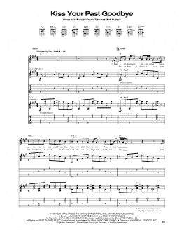 page one of Kiss Your Past Goodbye (Guitar Tab)