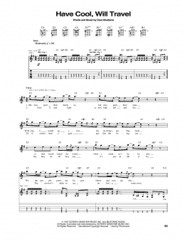 page one of Have Cool, Will Travel (Guitar Tab)