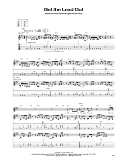 page one of Get The Lead Out (Guitar Tab)