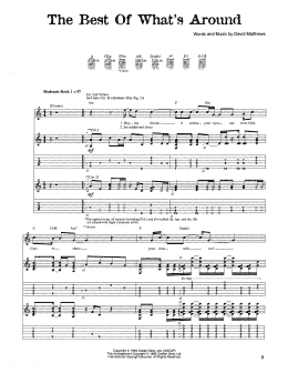 page one of The Best Of What's Around (Guitar Tab)