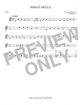 page one of Jingle Bells (French Horn Solo)