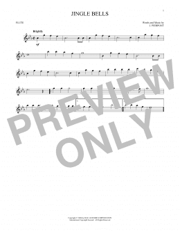 page one of Jingle Bells (Flute Solo)