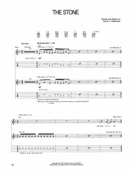page one of The Stone (Guitar Tab)