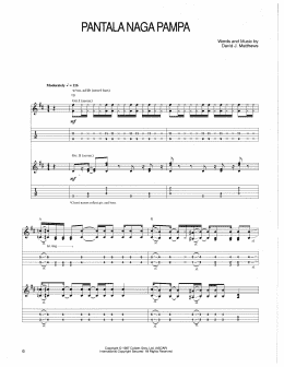 page one of Pantala Naga Pampa (Guitar Tab)