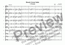 page one of Holst: Brook Green Suite