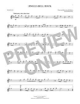 page one of Jingle Bell Rock (Tenor Sax Solo)
