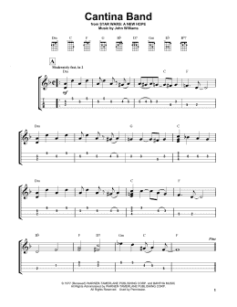 page one of Cantina Band (from Star Wars: A New Hope) (Easy Ukulele Tab)