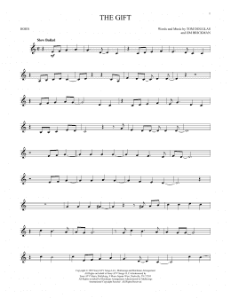 page one of The Gift (French Horn Solo)