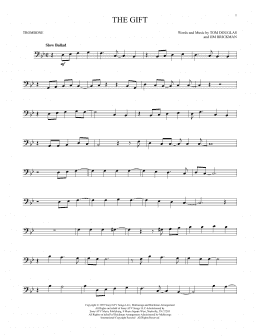 page one of The Gift (Trombone Solo)
