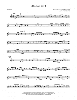 page one of Special Gift (Trumpet Solo)