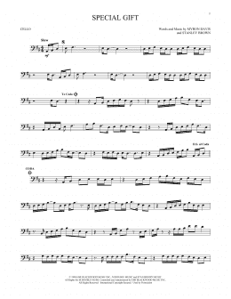 page one of Special Gift (Cello Solo)
