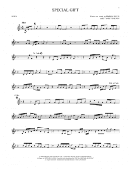 page one of Special Gift (French Horn Solo)